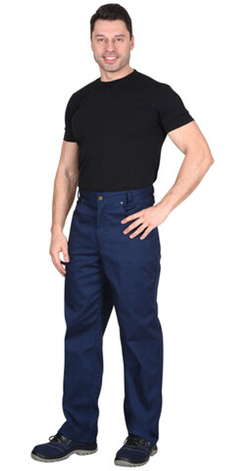 Брюки "КЛАССИКА" цв. т.синий тк. Rodos (245гр.кв.м) (распродажа)