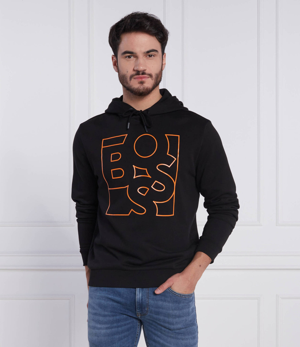 Худи weboxy BOSS ORANGE - черный(50477519)