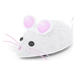 Игрушка для кошек интерактивная, микроробот "Мышка Уайт" HEXBUG