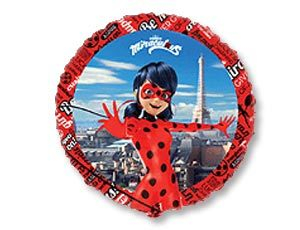 Шар фольга 18 "Леди баг"