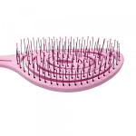 Расческа для волос подвижная SOLOMEYA Detangler Bio Hair Light Pink