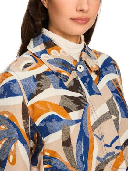 Marc Cain Жакет из жаккарда с принтом