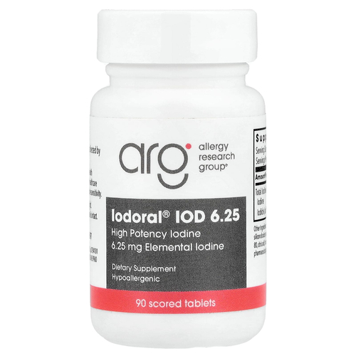 Optimox, Iodoral®, IOD 6.25, 90 делимых таблеток