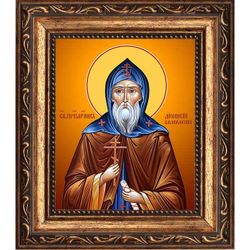 Дионисий Валаамский преподобномученик. Икона на холсте.