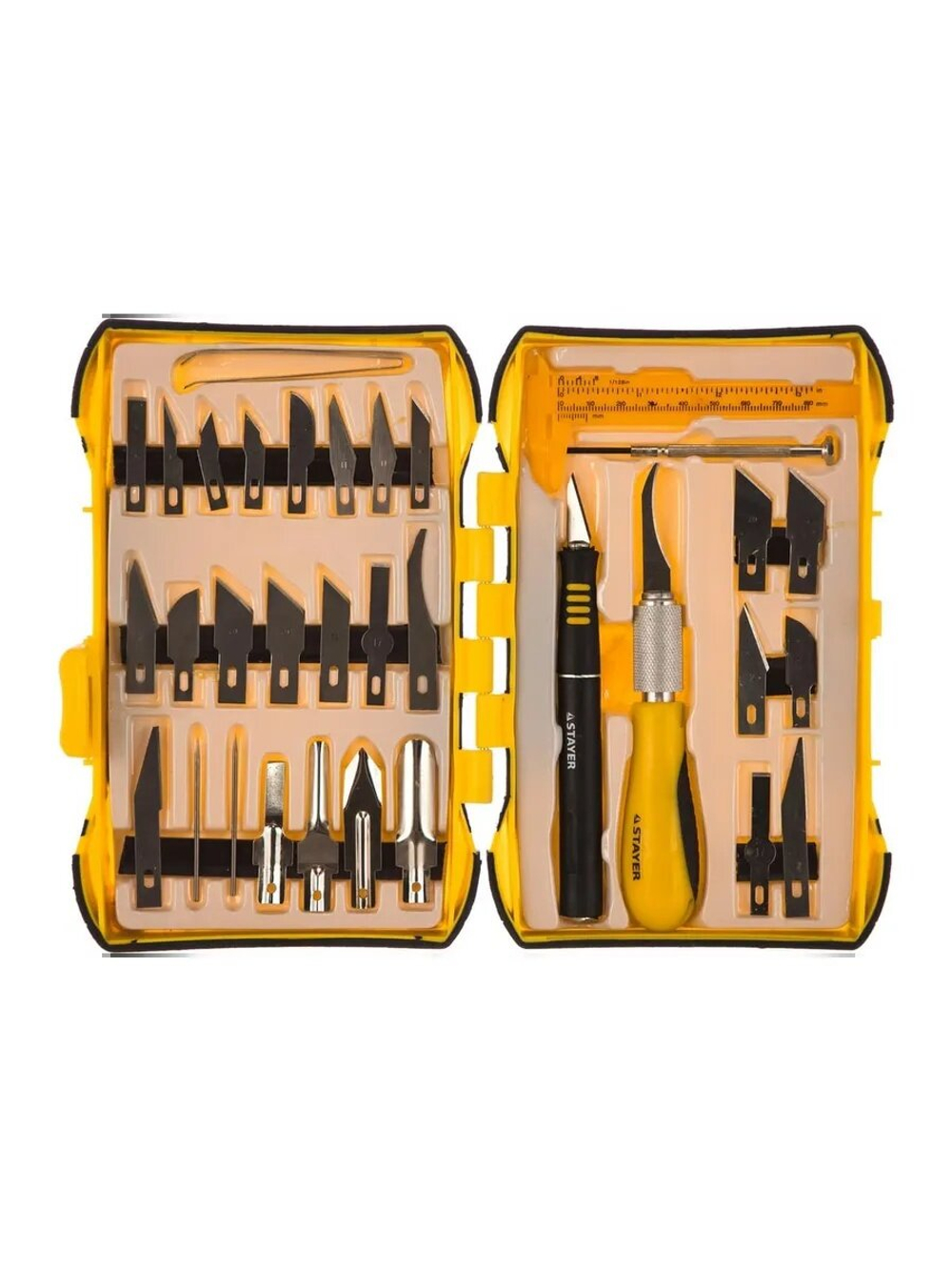 STAYER 33 предмета, набор резцов, Professional (1831-H33), профессиональный