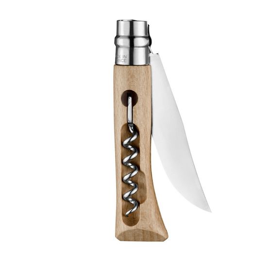 Складной нож Набор 3-x ей Opinel Outdoor c клинком из стали Sandvik™ 12С27, рукоять дерево (Бук)