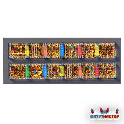 Детский ниндзя парк «Маленькие ниндзя», 22×8×3 м