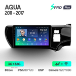 Teyes SPRO Plus 9" для Toyota Aqua 2011-2017 (прав)