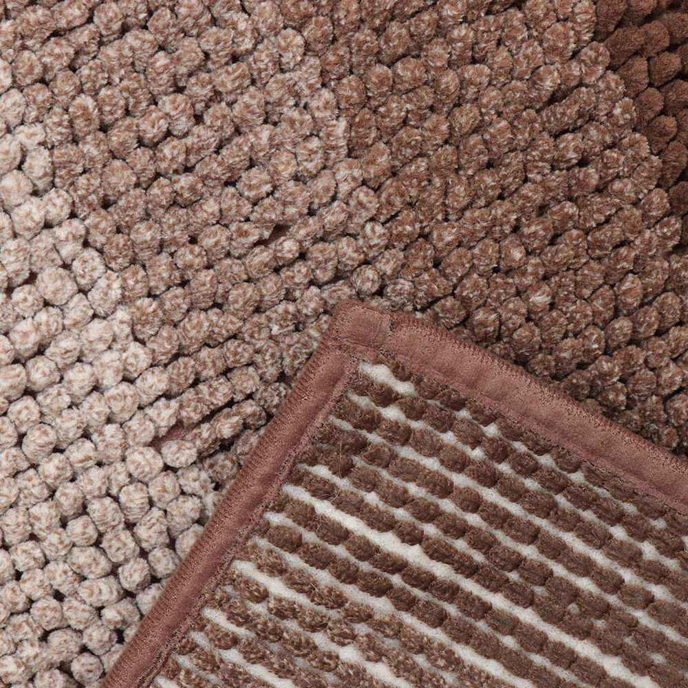 Коврик для ванной, 0.5х0.8 м, ПЭ, т-шоколад, Макарон, Y3-844