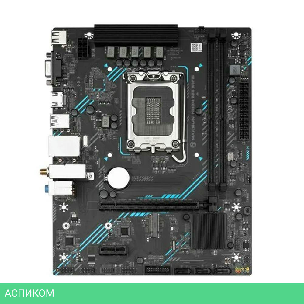 Материнская плата Maxsun H610M 666 WIFI6 D5