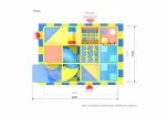 Детский игровой лабиринт «Семь морей» 19 м² (5,6*3,7*4.1 м)
