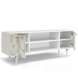 Тумба под ТВ Арт 155см Классик Айс Голд