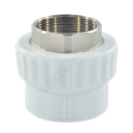 Муфта PP-R комбинированная белая Дн 40х1 1/2" ВР под ключ VALFEX 10134240