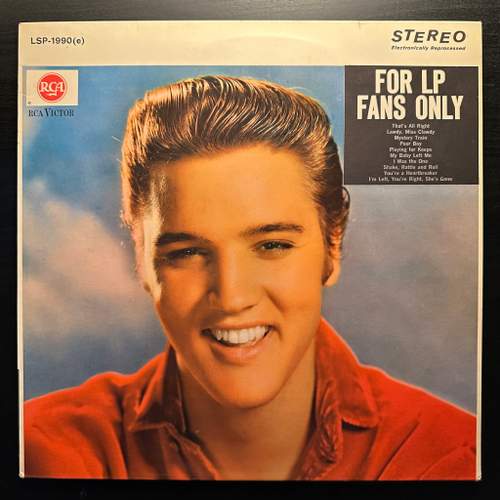 Elvis Presley ‎– For LP Fans Only (Германия)