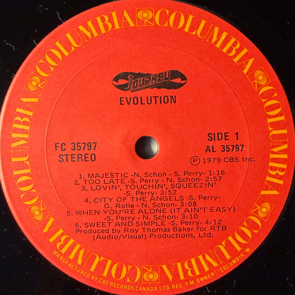 Journey ‎– Evolution (Канада 1979г.)