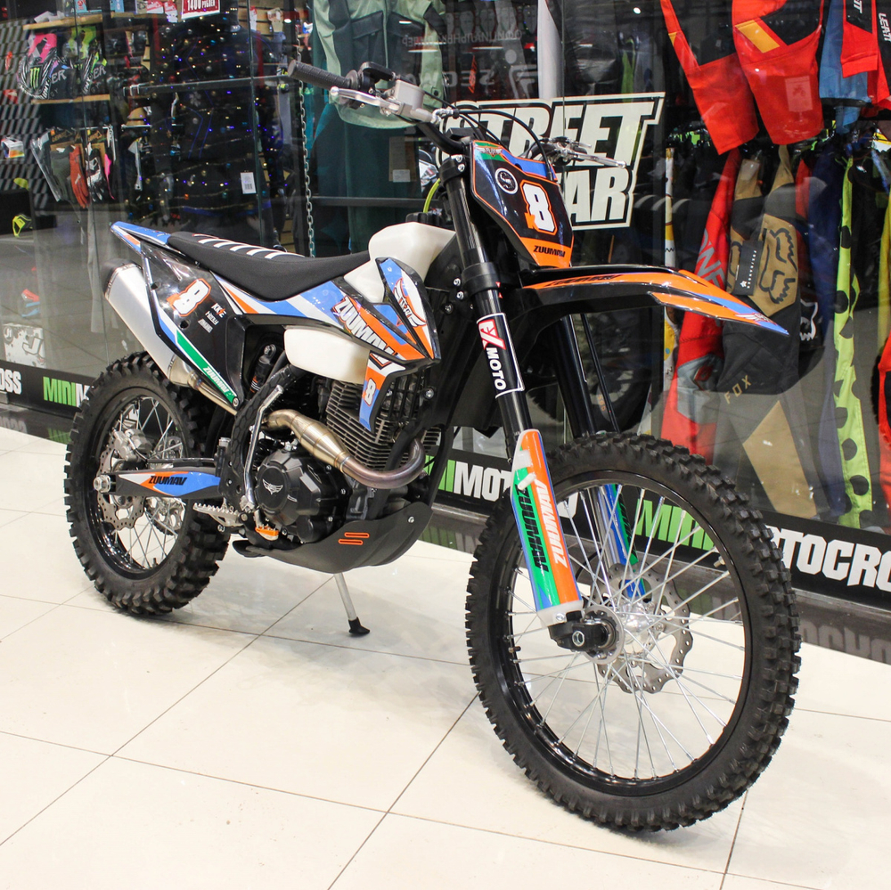 Мотоцикл кроссовый Zuumav FX K8 (CB300F) Blue 21/18