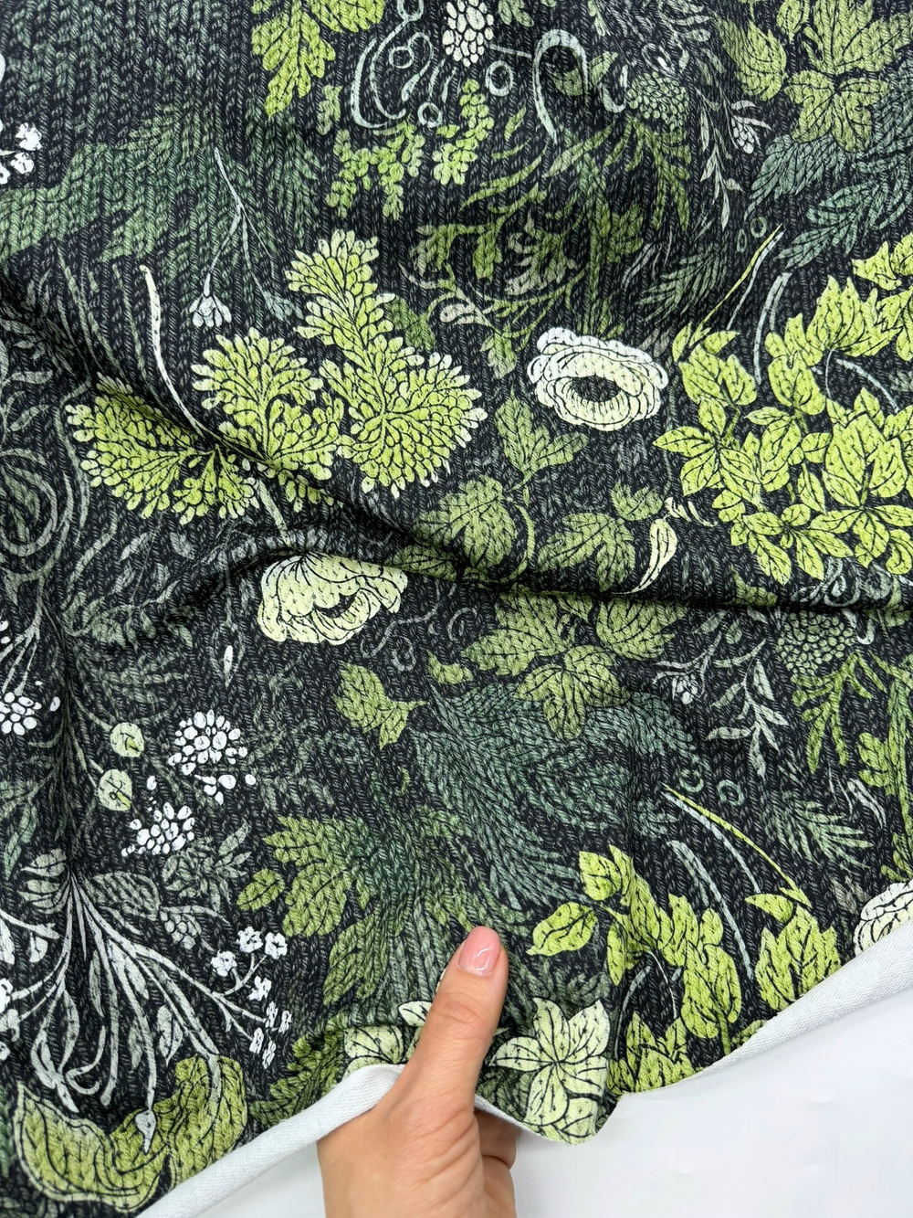 Футер 2 нитка цветущий папоротник