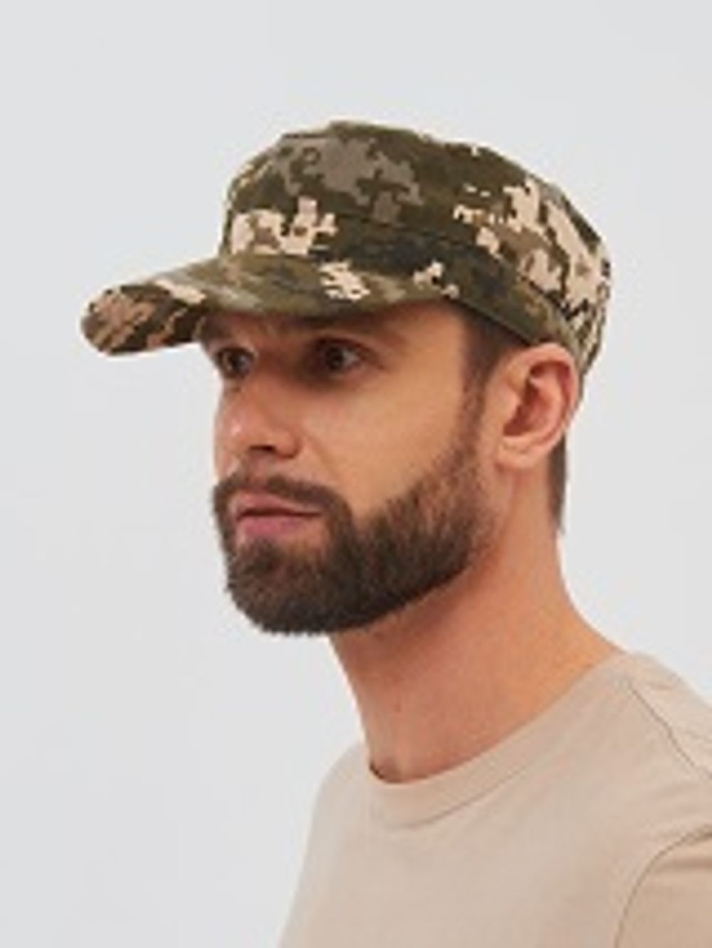 Кепи Охотника летнее ткань Смесовая цвет Светлый пиксель (128/2)