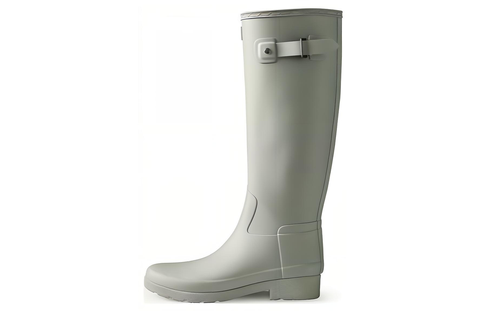 HUNTER Refined Waterproof, Abrasion Resistant, Slip Resistant Rain Boots Women"s Gray