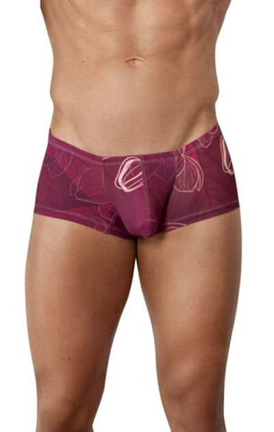 Бордовые трусы-хипсы с принтом Ramo Latin Boxer (Размер: M) (Цвет: бордовый)