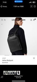 Рюкзак Louis Vuitton Adrian