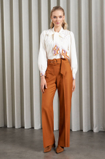 22912 Блузка женская (молочный)