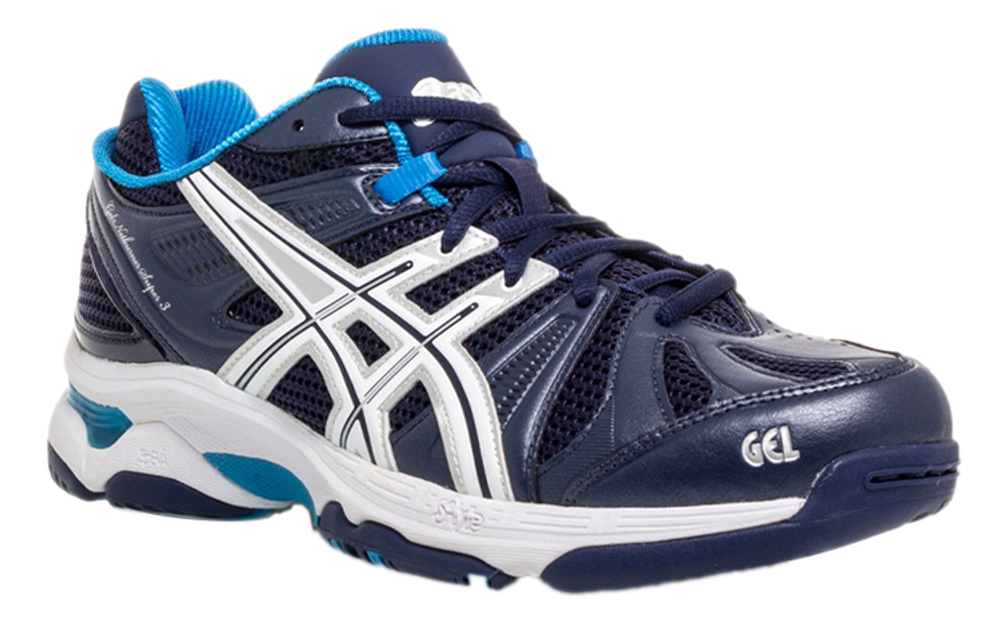 ASICS Gel Netburner Super 3 Volleyball Shoes Women"s Low top Dark Blue/White