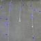 Светодиодная бахрома 3,1*0,5 м., 150 синих LED ламп, мерцание, прозрачный провод ПВХ, LTC (PIL150BLW-10-2B)
