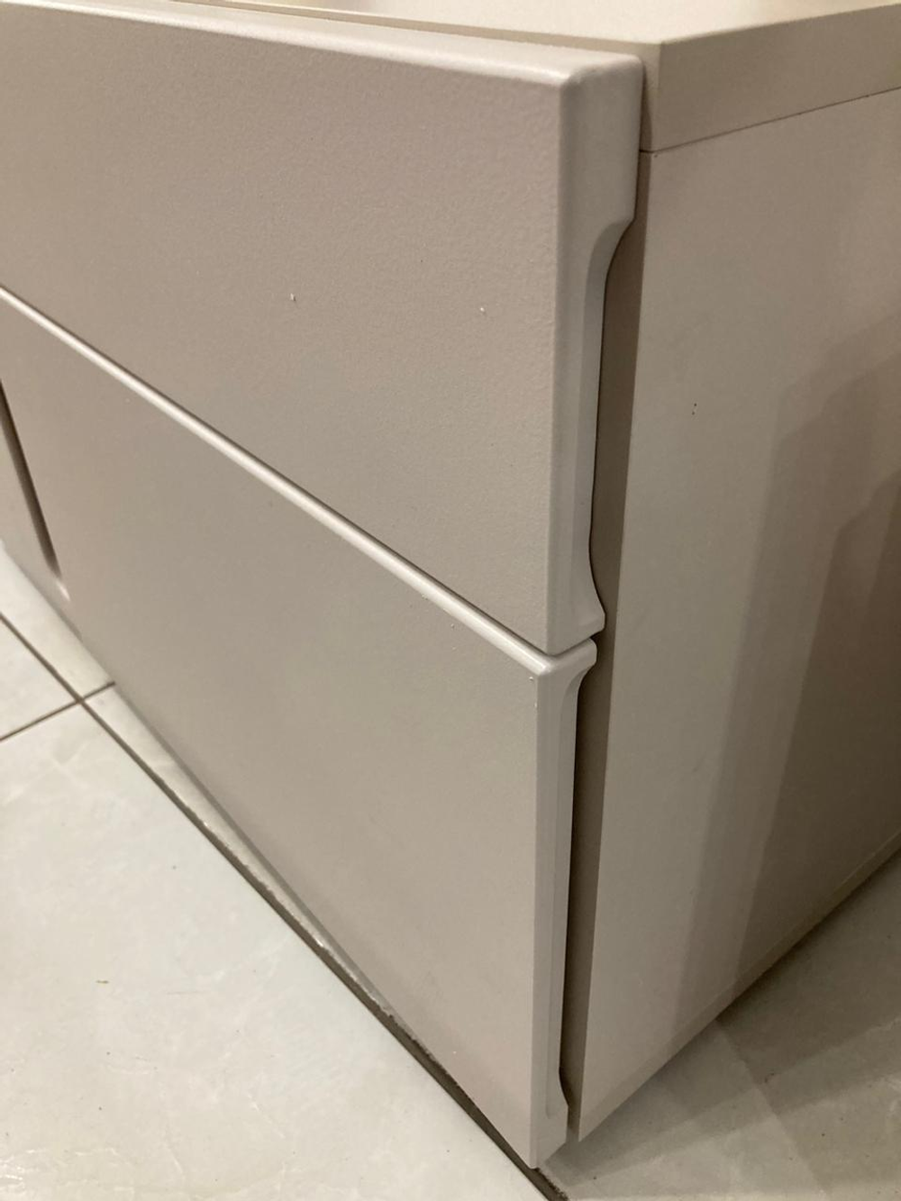 Тумба прикроватная левая Валенсия кашемир/софт сантьяго