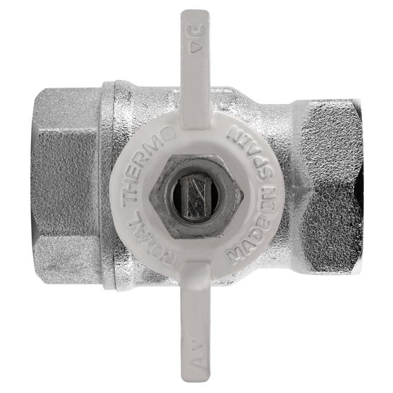 Кран шаровый Royal Thermo EXPERT TEFLON 3/4, ВВ, бабочка купить в Москве и Московской области по низкой цене с доставкой по России — (3) Кран шаровый Royal Thermo EXPERT TEFLON 3/4, ВВ, бабочка — (3)