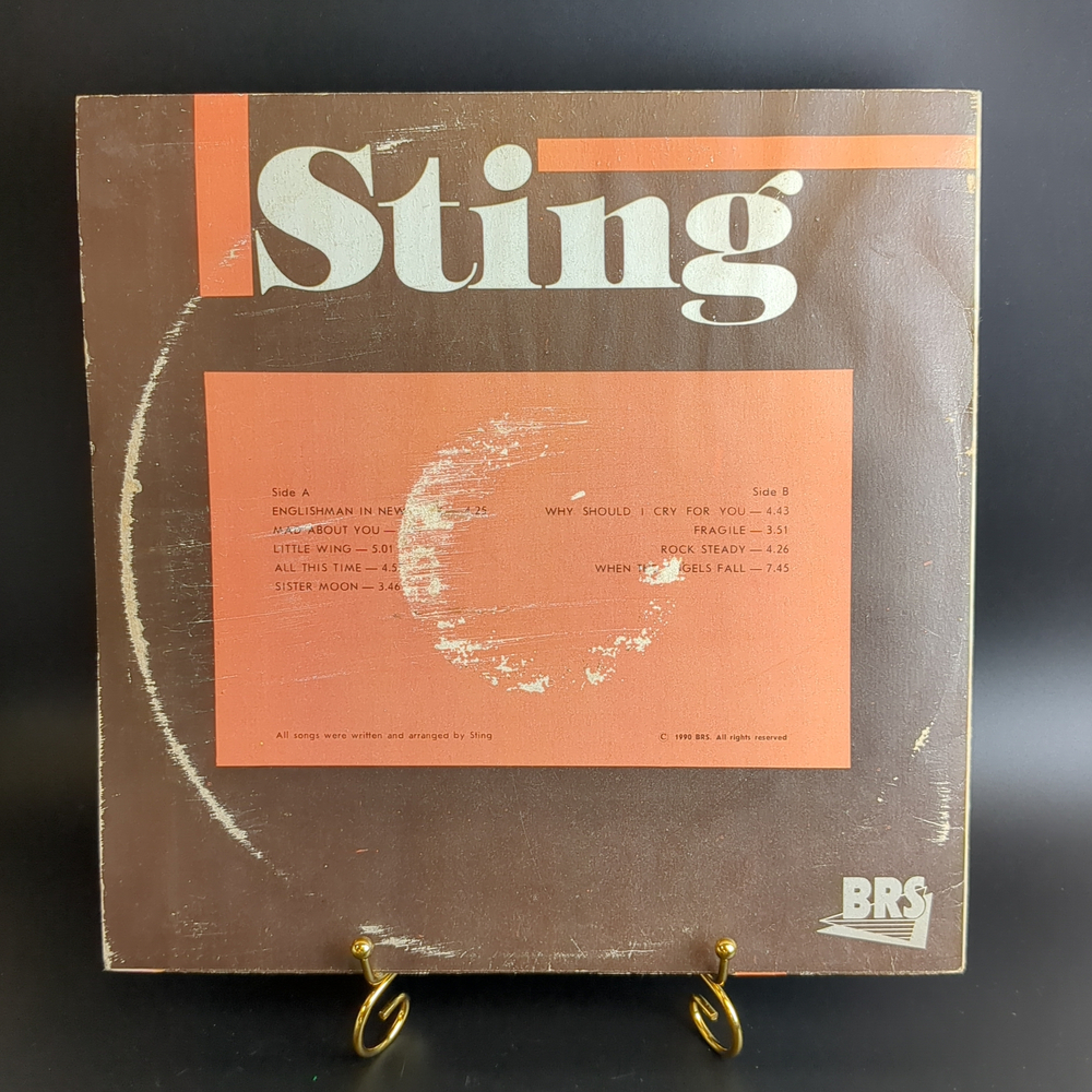 LP Sting - Englishman In New York. Виниловая пластинка 12 дюймов. 1990 год.