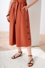 51266 Платье женское (терракотовый)