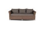 "Капучино Дабл" лаунж-зона из искусственного ротанга, цвет коричневый