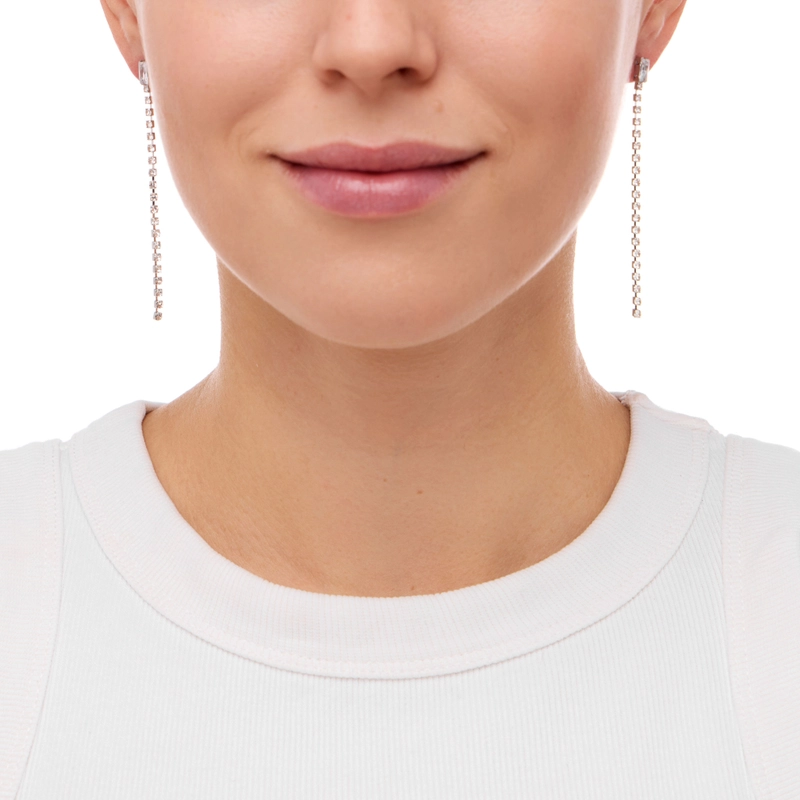 Серьги Кристальная Нить