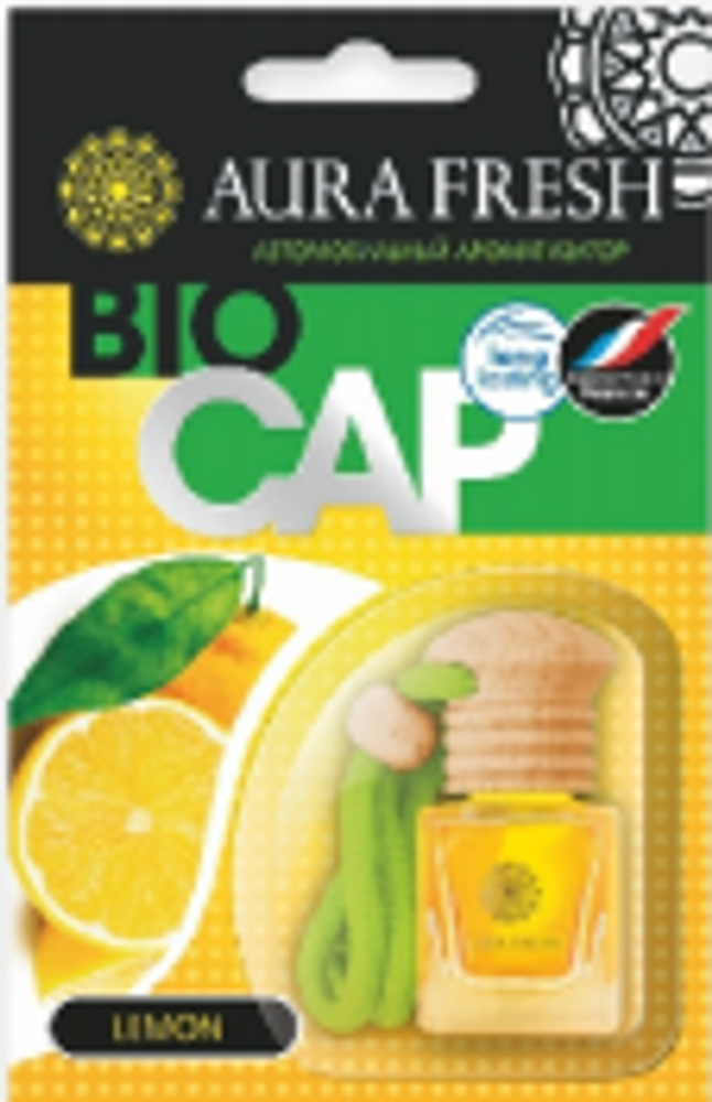 Аром-р AURA FRESH BIO CAP Lemon, кор.20-шт.