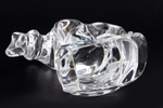Декоративная хрустальная статуэтка Baccarat «Санта Клаус на сноуборде»