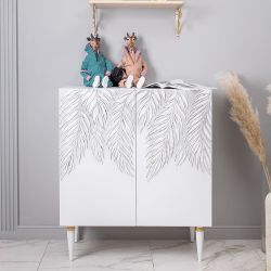 Комод Тропик Классик с 2 полками Айс Голд