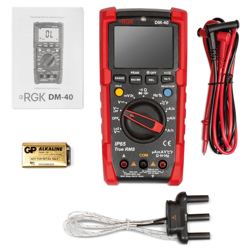 Цифровой мультиметр DM-40 RGK 776431