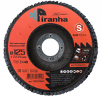 Круг лепестковый торцевой КЛТ 125х22.2 Р40 по металлу и нержавеющей стали Samtools Piranha Pro