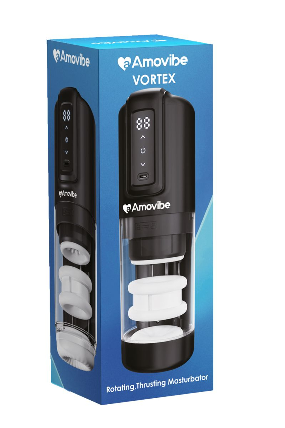 Инновационный автоматический мастурбатор AMOVIBE Vortex