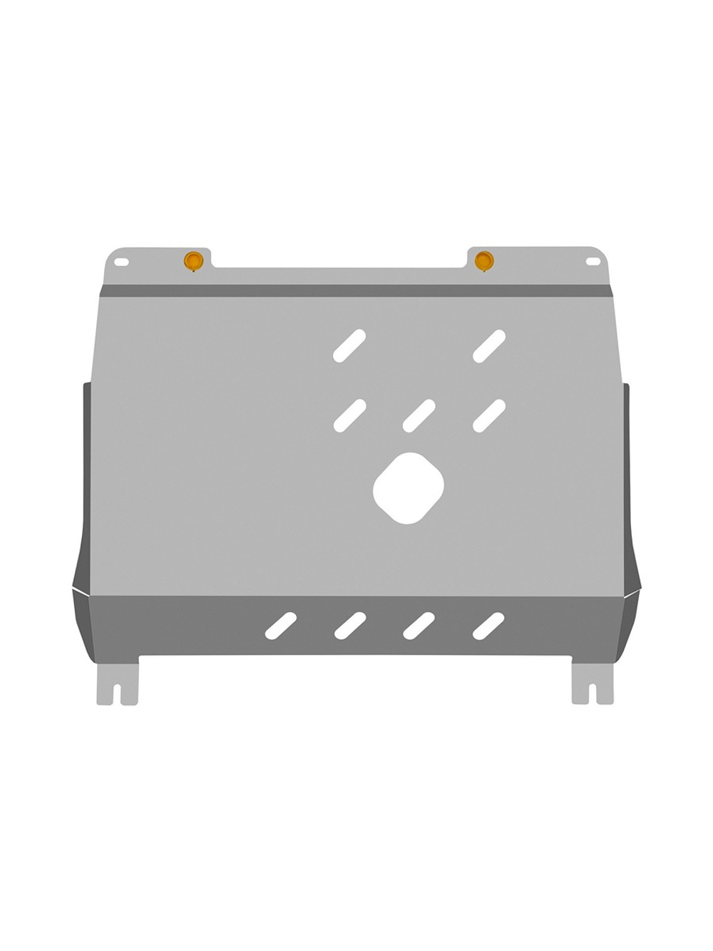 Защита картера и коробки передач (с креп.) для CHANGAN CS95 FL (2023-н.в.) 2.0 бензин AT 4WD (алюминий, 3 мм)  NLZ.09.15.030A