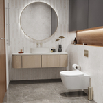 Унитаз подвесной безободковый WAVE PRIME Tornado3.0 сид. дюропласт, м/л, быстр, БЕЛЫЙ глянец (L)