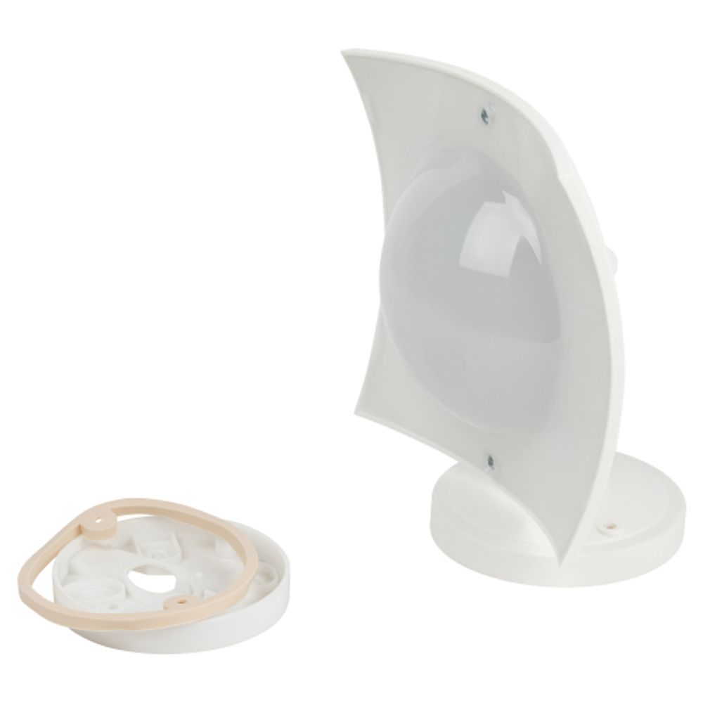 Садово-парковый светильник ЭРА «Дели 4» ДБУ 07-8-004 белый 4-гранный IP44 светодиодный 8Вт 3000K