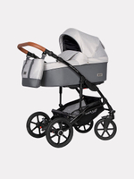 Коляска  BELLA LIFE (2 в 1) (RIKO BASIC) 01 Grey Fox (серый)