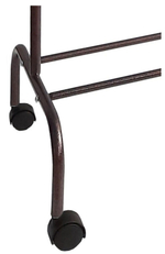 ВЕШАЛКА ГАРДЕРОБНАЯ НА КОЛЕСАХ МЕДНЫЙ АНТИК ВГ11