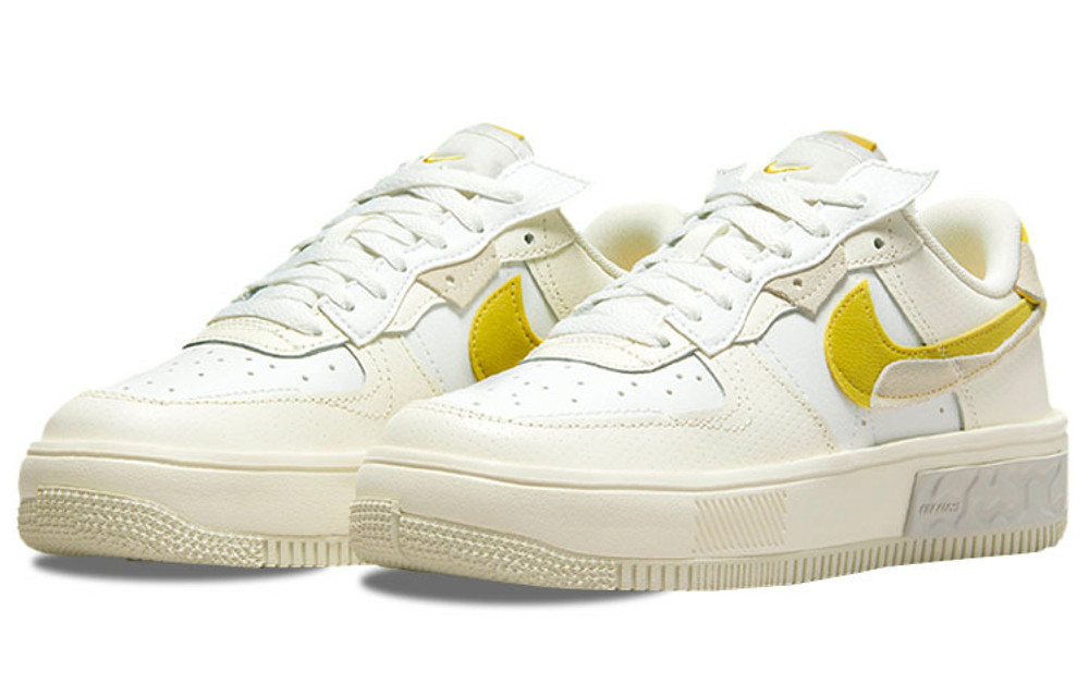 Кроссовки Nike Air Force 1 Fontanka "Lemon" (Женская размерная сетка)