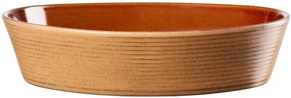 ASA Овальное блюдо 25x18x6 см коричневое