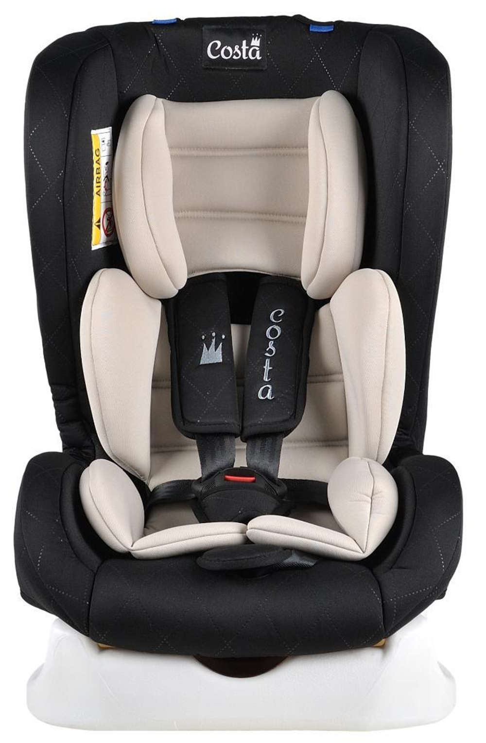 Автокресло детское CS-001 чёрный/светло-коричневый Black/camel YB101A-bc