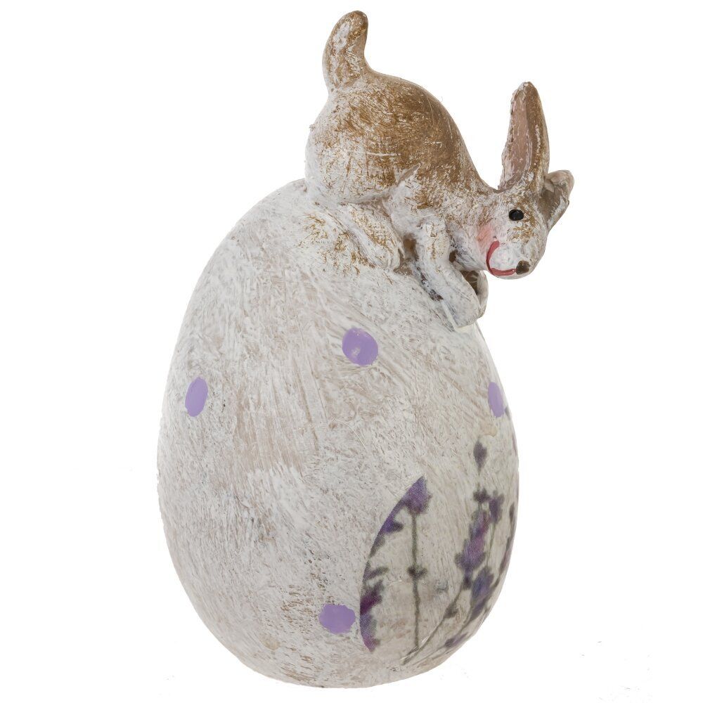GAEM Фигурка декоративная "Заяц на яйце", L4 W4 H6 см, 2в.