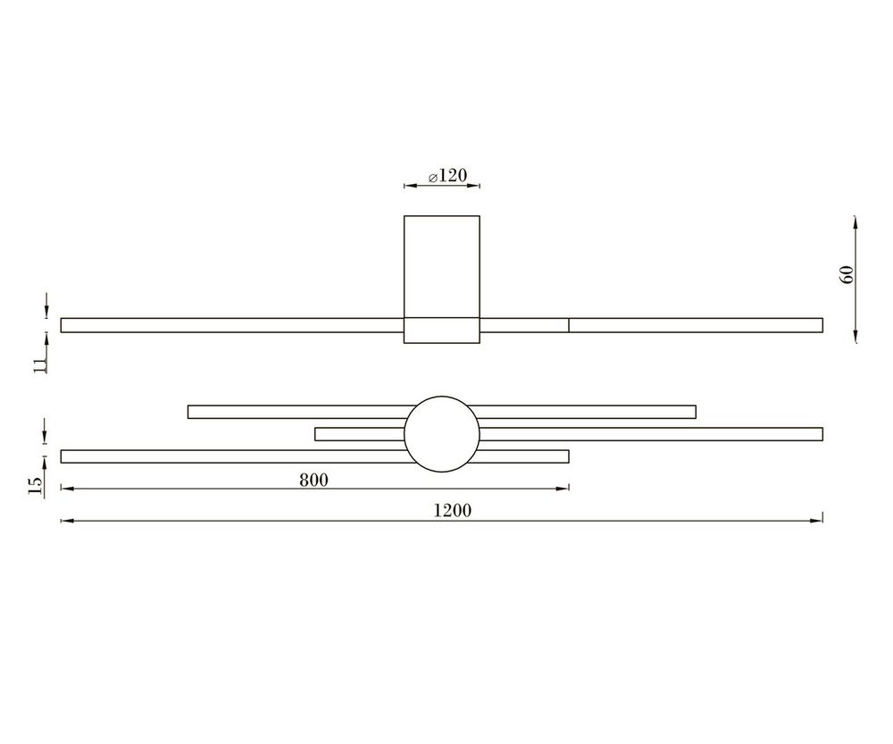 Kink Light 08428-1203,19 Настенный светильник Лорин черный